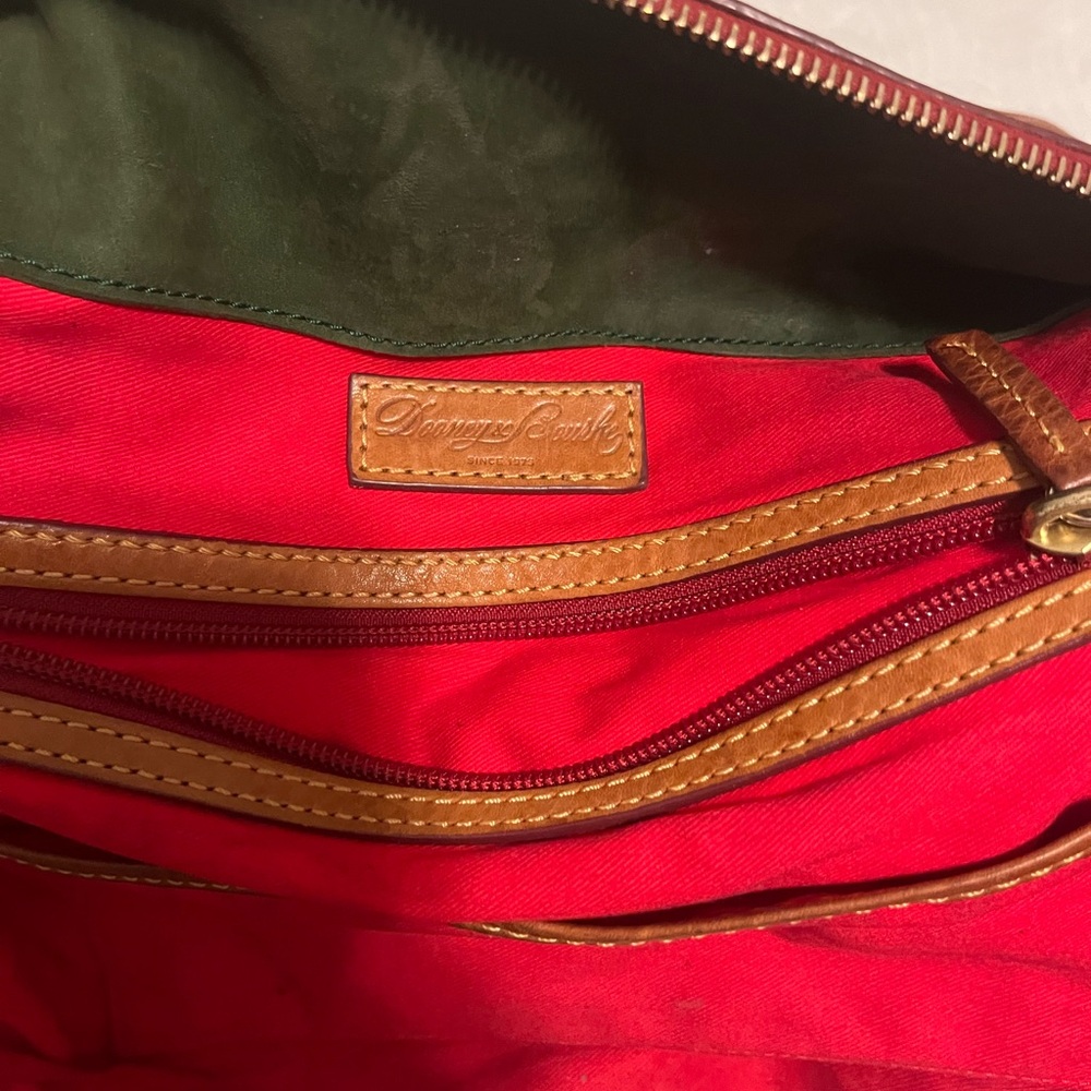 Dooney & Bourke Tan Leather Satchel - Picture 8 of 14